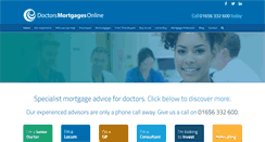 Desktop Screenshot of doctorsmortgagesonline.co.uk